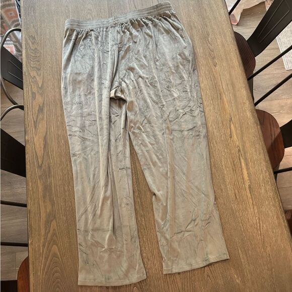 NWT Skims Velour Track Pants Gunmetal Size 4X - Picture 7 of 10